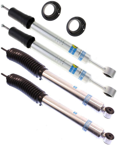 Bilstein 5100 Series Shock Kit for Toyota Tundra 4WD 2007-14 - Includes Front Ride Height Adjustable Shocks # 24-232173 & Rear Shocks # 24-186971 by Bilstein