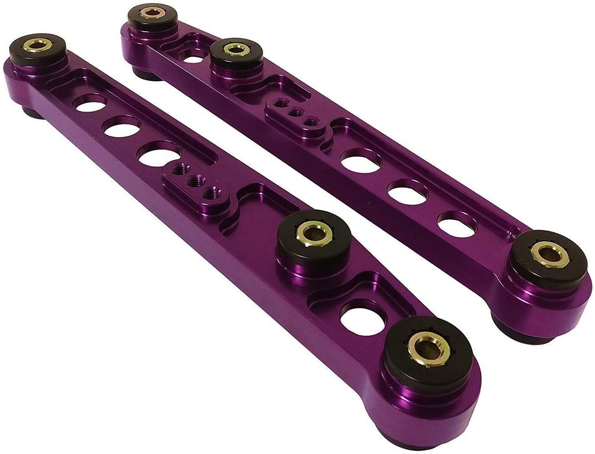Fit Honda Integra Civic Civic Crx Del Sol Rear Lower Control Arm with polyeurathane material bushing Purple