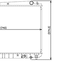 Denso 221-3101 Radiator