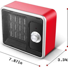 Zyyqt Small Desktop Heater, Home Office Mini Silent Heater Fast Hot Oven (Color : Black)