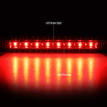 Red Housing Full LED Third 3rd Tail Brake Light Lamp Replacement for Nissan Rogue 14-19