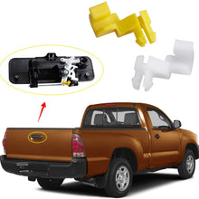 HERCOO Tailgate Handle Door Lock Rod Clips Left Right Driver Passenger Side Yellow White 5mm Rod Size for 69293-12030 69293-12040 Compatible with Toyota Tundra Camry Celica Corolla Echo Highlander