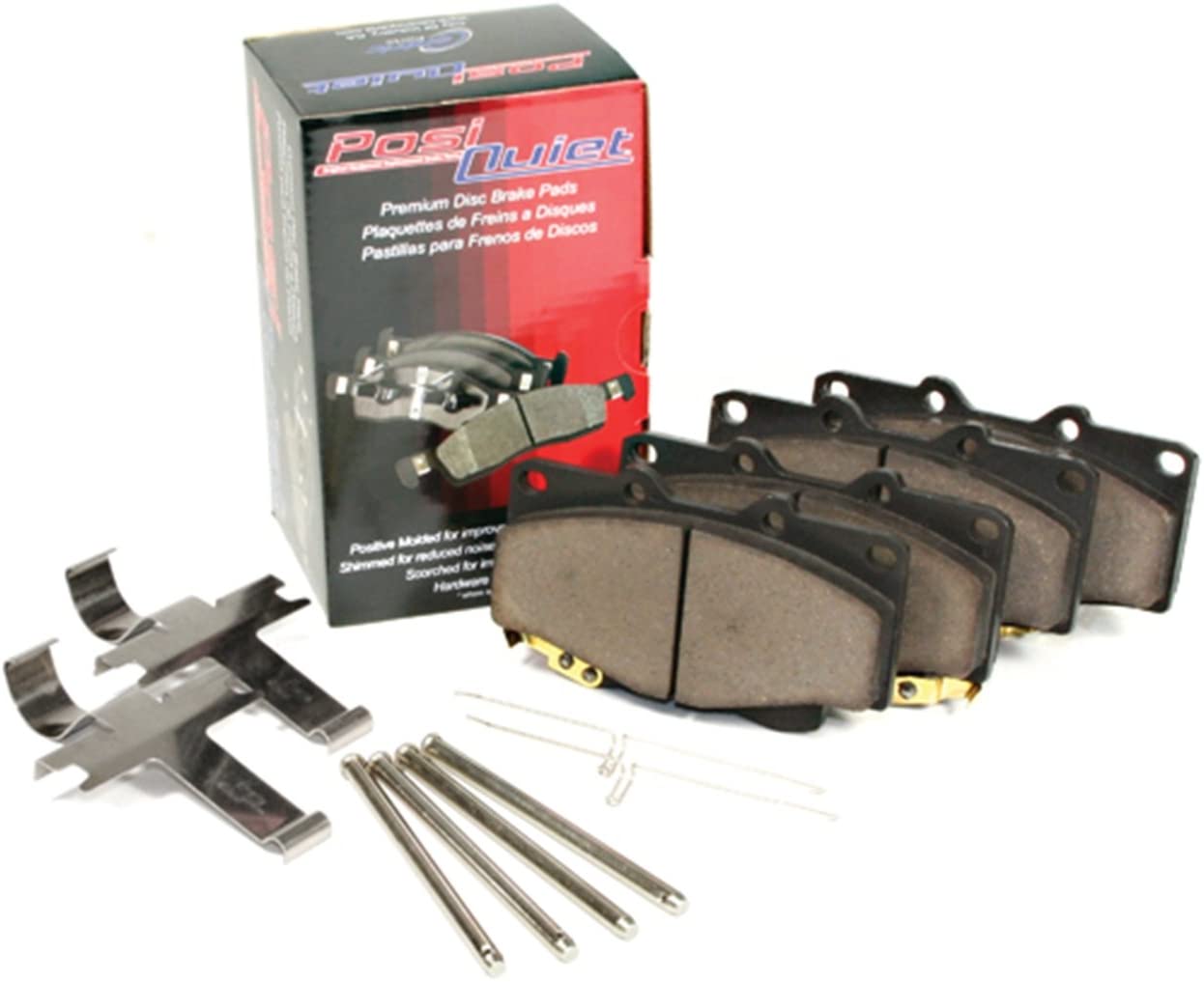 Centric 105.0829 Posi-Quiet Ceramic Brake Pad with Shims