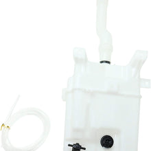 Aftermarket Washer Reservoir Compatible with 2014-2018 Toyota Highlander with Pump Inlet Cap and Sensor (Hybrid Models 14-17)