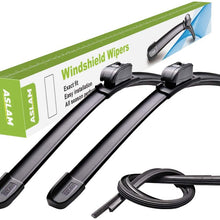 Windshield Wipers,ASLAM Type-G 26"+17" Wiper Blades:All-Season Blade for Original Equipment Replacement and Refills Replaceable,Double Service Life(set of 2)