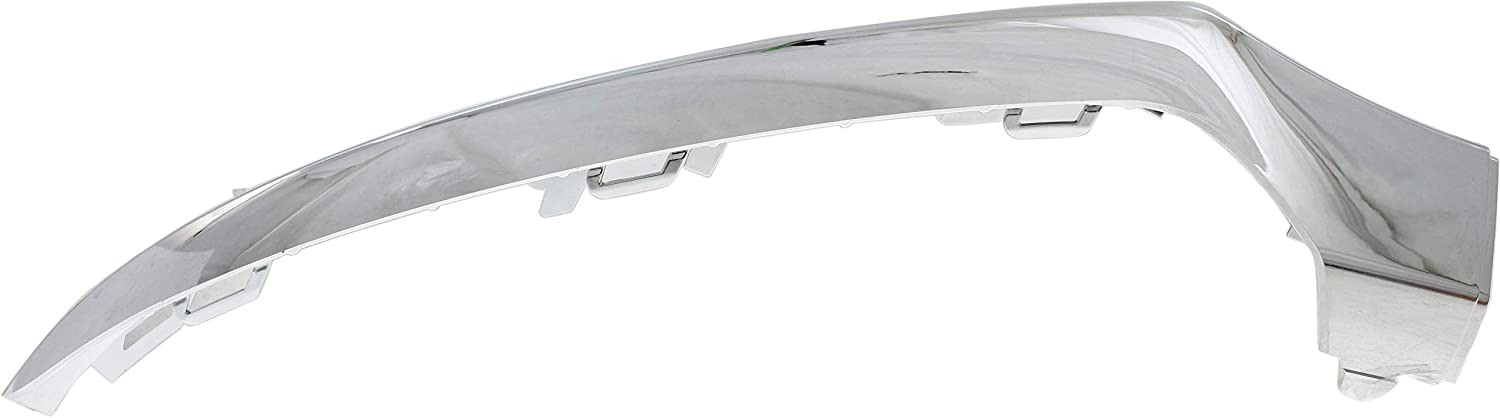 Bumper Molding compatible with Mercedes Benz C300/C400 15-17 Front LH Chrome w/Amg/Sport Pkg.