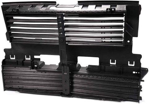 Front Radiator Grille Control Shutter Assembly Without ACTUATOR Motor Replacement For Ford Fusion 2013-2016 Replaces# DS7Z-8475-A,DS7Z8475A Black