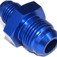 CITALL Blue aluminum alloy AN-8 (AN8) to AN-6 (AN6) straight male shock absorber adapter fuel hose connector fuel tank