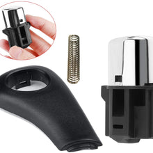 54132-SDA-A81 Shifter Shift Button Knob Repair Kit + 54141-SDA-A81 Shift Knob Side Plate For 2003-2006 Honda Accord