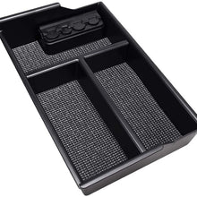 JoyTutus Center Console Organizer Tray Car armrest Storage Box for Toyota Tundra 2007-2019 2020/Toyota Sequoia 2008-2019 2020