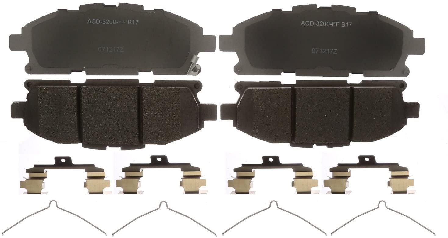 ACDelco Silver 14D1552CHF1 Ceramic Front Disc Brake Pad Set
