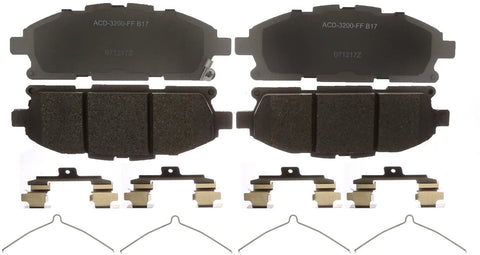 ACDelco Silver 14D1552CHF1 Ceramic Front Disc Brake Pad Set
