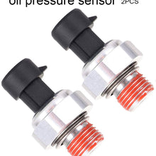 ANGLEWIDE Oil Pressure Sensor Compatible for 2008 Buick LaCrosse 2004-2007 Buick Rainier 2004-2005 2007 Cadillac CTS 2002-2008 Cadillac Escalade PS308 Oil Pressure Swtich 2PCS