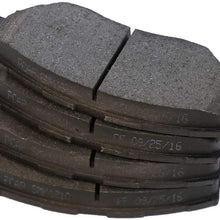Prime Choice Auto Parts SMK1210 New Front Semi Metallic Brake Pad Set