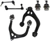 RWD - Detroit Axle - Brand New Complete 6pc Front Suspension Kit Replacement for Dodge Charger & 300 RWD - Both (2) Upper Control Arm & Ball Joints, Both (2) Lower Ball Joints - 2 Sway Bar Links