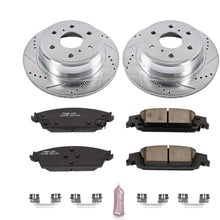Power Stop K6562 Rear Brake Kit with Drilled/Slotted Brake Rotors and Z23 Evolution Ceramic Brake Pads