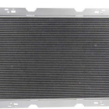 OzCoolingParts 3 Row All Aluminum Radiator + 2 x 12" Fan w/Shroud Kit for 1985-1997 86 87 88 89 90 91 92 93 94 95 96 Ford F-150 F-250 F-350 Bronco V8