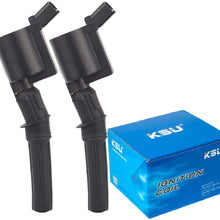 KSU High Performance Ignition Coil Pack Compatible With Ford EXPEDITION EXPLORER F-150 F-250 F-350 F-450 CROWN VICTORIA E-150 E-250 E-350 E-450 MUSTANG THUNDERBIRD LINCOLN MERCURY 4.6L 5.4L V8 DG508