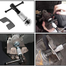 SOMTTON Brake Caliper Piston Rewind Tool - Right Handle Set Brake Caliper Wind Back Tool for Disk Brake Pad Replacement Most Cars with Right Handed Thread