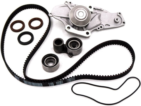 Timing Belt Water Pump Kit fits for 2003-2007 Honda Accord, 2005-2009 Odyssey, 2005-2008 Pilot Ridgeline, 2003-2009 Acura MDX, RL TL 24V V6 SOHC
