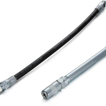 Dromedary Portable 4,500 PSI Manual Heavy Duty Professional Quality 500cc Grease Gun with Flex Hose & Connector 940798