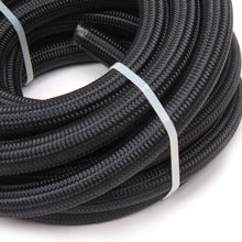 20 Feet 10AN AN10 5/8" Fuel Line Hose Braided Stainless Steel Oil Gas Fuel Hose CPE Synthetic Rubber Line Black