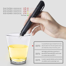 Volwco Universal Brake Fluid Tester Pen-Precision Car Brake Fluid Tester with 5 LED Indicator,Car Vehicle Auto Automotive Testing Tool for DOT3 DOT4 Brake Fluid