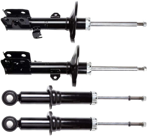 Shocks Absorbers,SCITOO Front Rear Gas Struts Shock Absorber Fit for 2009 2010 2011 2012 2013 Toyota Corolla,2009 2010 2011 2012 2013 Toyota Matrix,2009 2010 Pontiac Vibe 339114 341448 72599 Set of 4