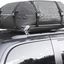 Aaaspark Rooftop Cargo Carrier Bag - Waterproof & Coated Zippers 15 Cubic ft - for Cars and SUV Or Truck with or Without Racks(Gray)
