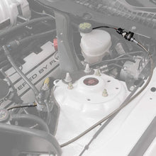 GlowShift Sensor Relocation Hose Kit for Oil & Fuel Pressure Sensors - Includes 3' Fuel Rated Steel Braided Hose, (2) -4 AN Fittings with Male & Female 1/8-27 Threads & 3/4" Cushion Clamp