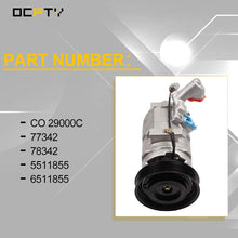 OCPTY Air Conditioner Compressor Compatible for Acura MDX Honda Pilot Honda Odyssey CO 29000C