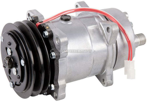 AC Compressor & 2 Groove A/C Clutch For Volkswagen VW Golf Jetta Scirocco Rabbit Cabrio Replaces Sanden SD508 9288 - BuyAutoParts 60-01523NA NEW