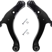 TUCAREST 2Pcs K620009 K620010 Left Right Front Upper Control Arm and Ball Joint Assembly Compatible With 2003 04 2005 Dodge Neon (SRT-4 Only) 01-10 Chrysler PT Cruiser K620023 K620024 Suspension