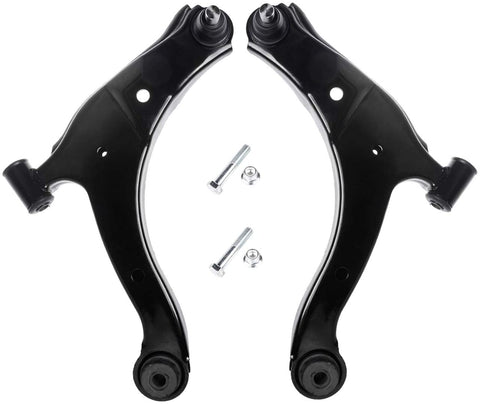 TUCAREST 2Pcs K620009 K620010 Left Right Front Upper Control Arm and Ball Joint Assembly Compatible With 2003 04 2005 Dodge Neon (SRT-4 Only) 01-10 Chrysler PT Cruiser K620023 K620024 Suspension