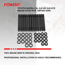 12-Point Hex Nut Engine Cylinder Head Studs Assembly Kit for Supra GS IS300 SC300 400 w/2JZGE 2JZGTE Engines 92-05
