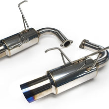 Invidia (HS15STIGTT) N1 Titanium Burnt Tip Dual Cat-Back Exhaust System for Subaru WRX/STI