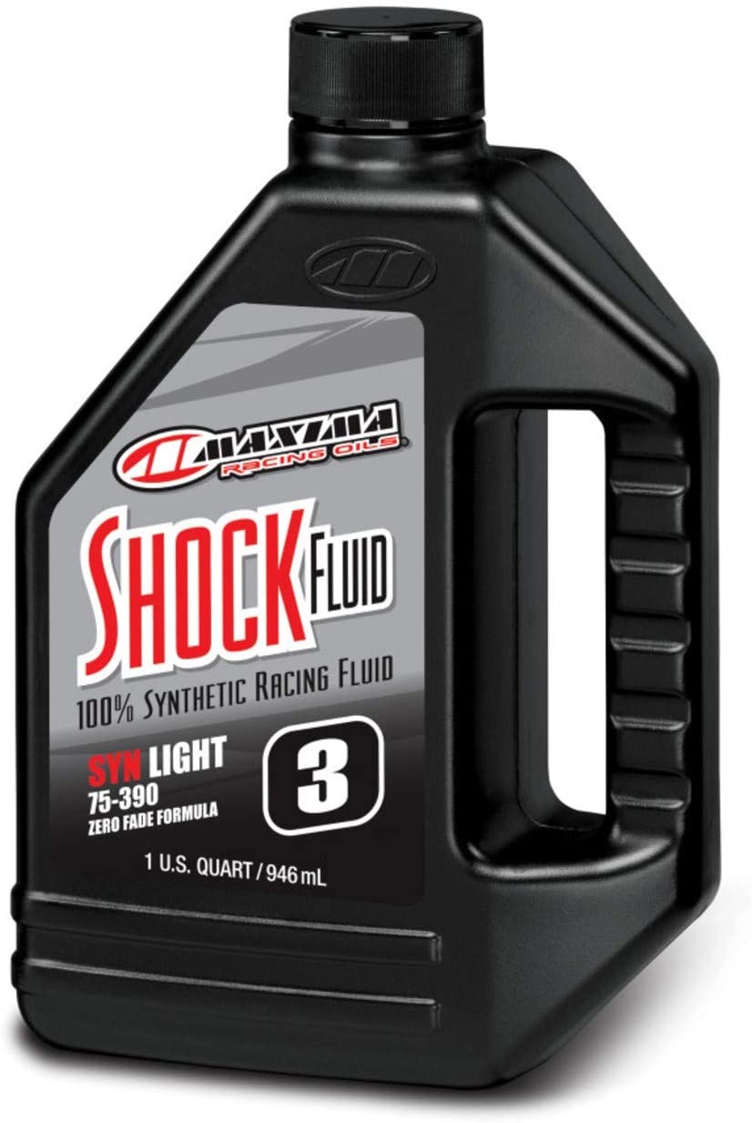 Maxima (50-57901) Medium Grade 3WT Synthetic Racing Shock Fluid - 1 Quart