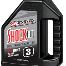 Maxima (50-57901) Medium Grade 3WT Synthetic Racing Shock Fluid - 1 Quart