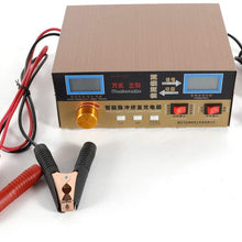 12/24V Volt 400AH Full Automatic Car Auto Smart Battery Charger Pulse Repair Battery For Wet Dry Lead Acid Digital LCD Display US Warehouse