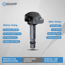 ECCPP Portable Spare Car Ignition Coils Compatible with Hond-a Civic L4 1.8L 2006-2011 Replacement for UF582 C1580 for Travel, Transportation and Repair (Pack of 4)