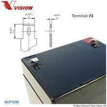 Vision SCP1250 F1 Battery
