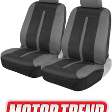 Motor Trend M354 Straight-Line Performance Seat Covers for Car Truck Van SUV Auto - Polyester Protector