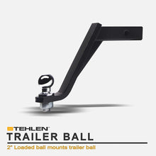 Stehlen 642167819301 Universal Trailer Hitch 9 Inch Drop Loaded Ball Mount Receiver 2" - Silver With Polished Chrome