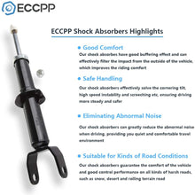 Shocks Struts,ECCPP Front Pair Shock Absorbers Strut Kits Compatible with 2005 2006 2007 2008 2009 Dodge Dakota,2006 2007 2008 2009 Mitsubishi Raider 340019 71100