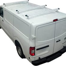 Vantech H3 3 bar Ladder roof Van Rack w/Endcaps 65" Cross Bars for Nissan NV Black