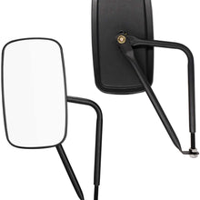 SEVENS Shake-proof Door Off Mirrors for 2007-2020 Jeep Wrangler JK, JL & JT Quick Release Side View Mirrors