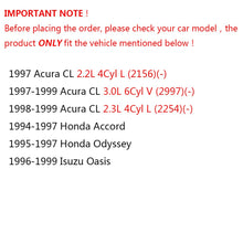 DLZ 10 Pcs Front Suspension Kit-2 Upper Control Arm Ball Joint Assembly 2 Lower Ball Joint 2 Outer 2 Inner Tie Rod End 2 Sway Bar Compatible with Honda Accord 1994-1997, Acura CL 1997 1998 1999 K90446