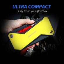 DBPOWER 800A Peak 18000mAh Portable Car Jump Starter (up to 7.2L Gas, 5.5L Diesel Engine) Battery Booster with Smart Charging Port (Black/Yellow)