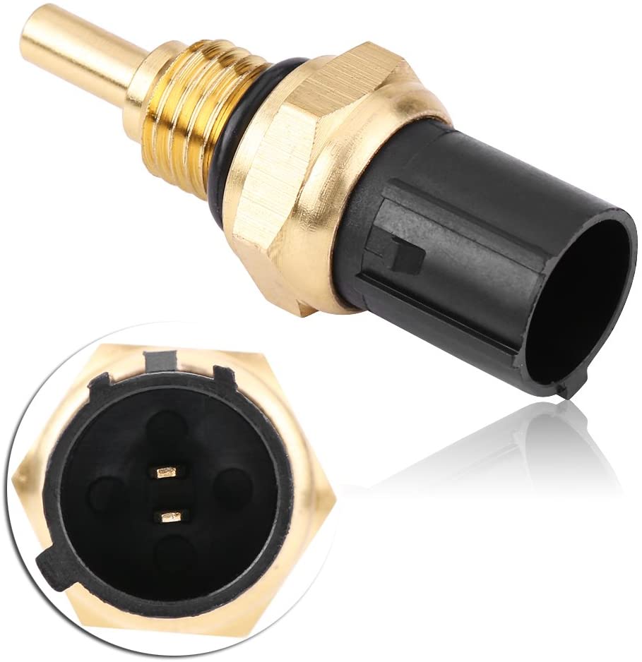 Qiilu Coolant Temperature Sensor, 37870-PJ7-003 Water Coolant Temperature Sensor Fit for Honda Civic Acura CL