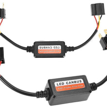 Aramox Headlight Decoder, 2pcs H4 9003 LED Headlight Canbus Error Free Anti-interference Error Canceler Resistor Decoder